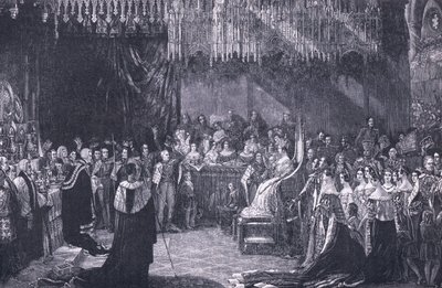 La coronación de la Reina Victoria AD 1838 de George Hayter
