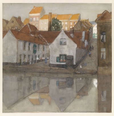 Callejón en Gante de George Hendrik Breitner (signed by artist)