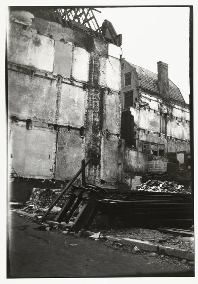 Demolición en una calle de Amsterdam de George Hendrik Breitner