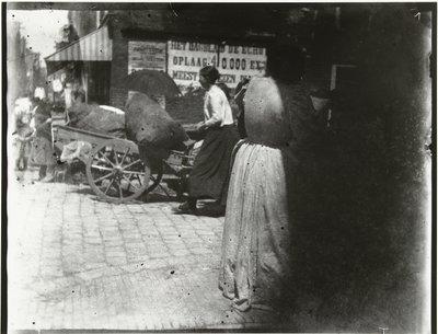 Actividad en la Houtkopersdwarsstraat y la Jodenbreestraat en Amsterdam de George Hendrik Breitner