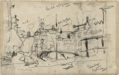 Uso sobre Elandsgracht de George Hendrik Breitner