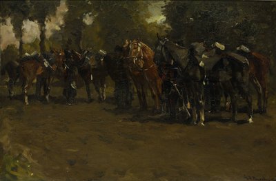 Caballería en reposo de George Hendrik Breitner