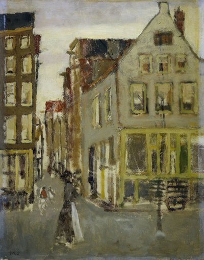 El Lauriergracht en la segunda Laurierdwarsstraat de George Hendrik Breitner
