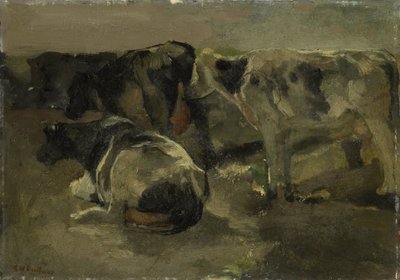 Cuatro vacas de George Hendrik Breitner
