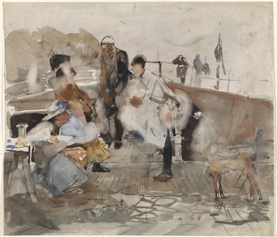 Acompañamiento en un barco de George Hendrik Breitner