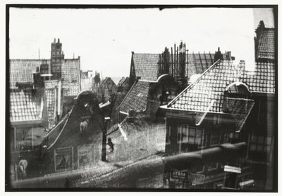 Vistas de los tejados de Ámsterdam de George Hendrik Breitner