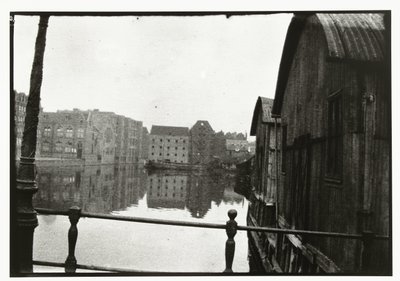 Vista desde el puente a Prinseneiland en Amsterdam de George Hendrik Breitner