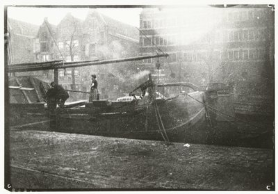 Almacenes gubernamentales en Brouwersgracht en Amsterdam de George Hendrik Breitner