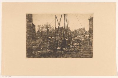 Apilamiento en la calle Raadhuisstraat de Ámsterdam de George Hendrik Breitner