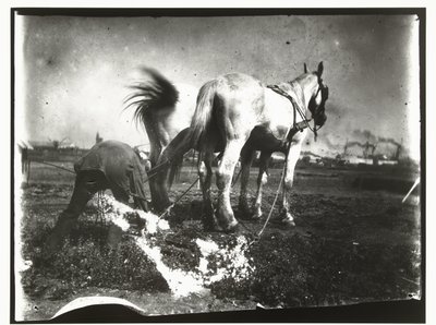 Arando un campo por caballos de George Hendrik Breitner