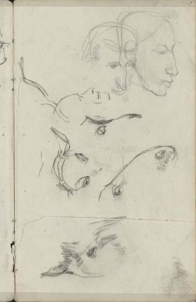 Caballos y Cabezas Humanas de George Hendrik Breitner