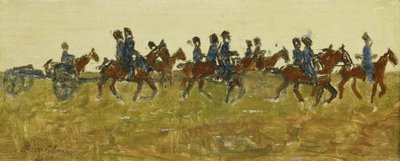 Húsares en Maniobra de George Hendrik Breitner