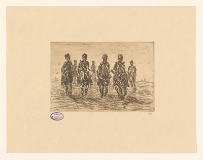 Húsares al galope de George Hendrik Breitner