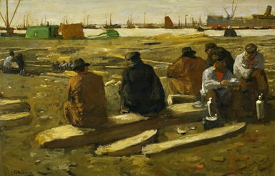 Pausa de mediodía en la obra de la calle Van Diemenstraat de Ámsterdam
Pausa de mediodía en la obra de la calle Van Diemenstraat de Ámsterdam de George Hendrik Breitner