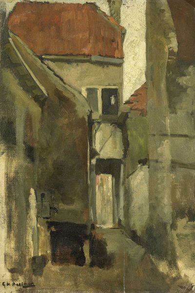 Calle del barrio de Rijswijk, cerca de La Haya de George Hendrik Breitner