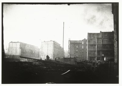 Nueva construcción a lo largo del Canal Jacob van Lennep en Amsterdam de George Hendrik Breitner
