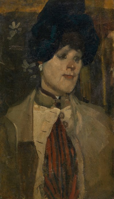 Retrato de una cantante de variedades de George Hendrik Breitner