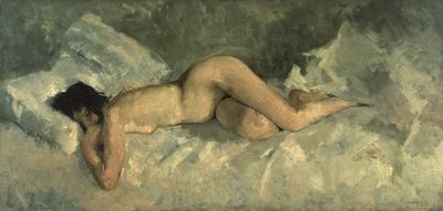 Desnudo reclinado, ca 1887 de George Hendrik Breitner