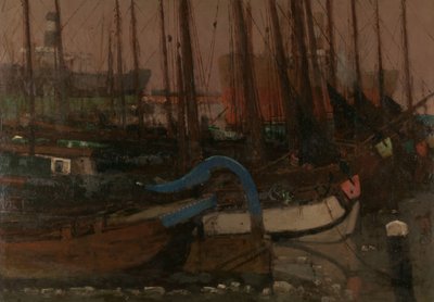 Barcos en el hielo de George Hendrik Breitner
