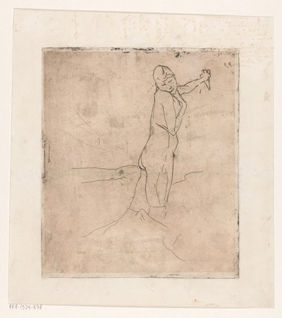 Mujer desnuda de pie de George Hendrik Breitner