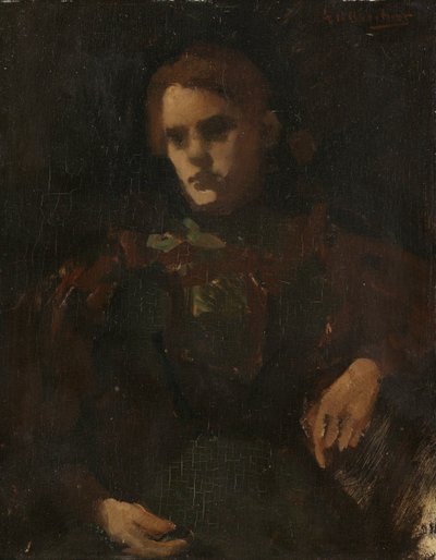 Estudio según el modelo (¿Geesje Kwak?) de George Hendrik Breitner