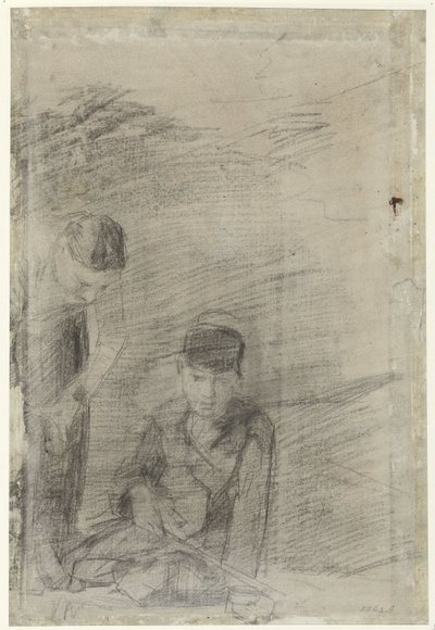 Dos niños jugando de George Hendrik Breitner