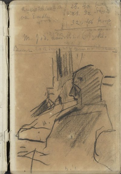 Dos hombres sentados de George Hendrik Breitner