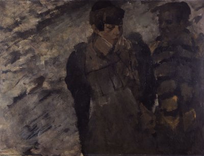 Invierno (Muchachas en la nieve) de George Hendrik Breitner