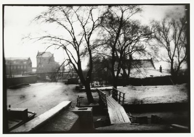 Vista de invierno sobre el Amstel en Amsterdam de George Hendrik Breitner