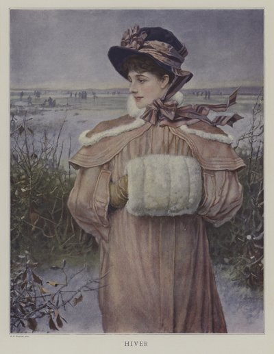 Invierno de George Henry (after) Boughton