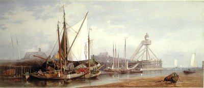 Puerto pesquero holandés de George Henry Andrews