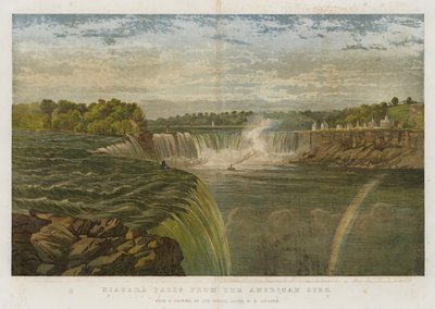 Cataratas del Niágara desde el lado americano de George Henry Andrews