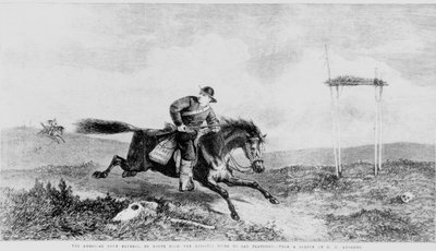 El Pony Express americano, en ruta desde el río Missouri a San Francisco de George Henry Andrews
