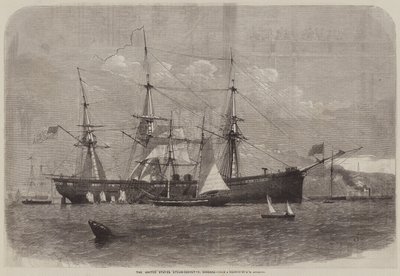 La corbeta de vapor de los Estados Unidos, Niagara de George Henry Andrews