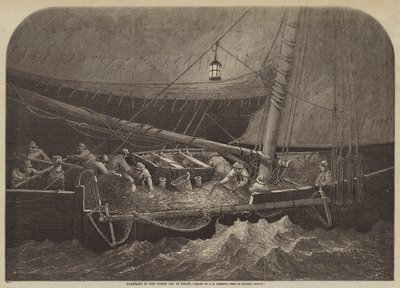 Pesca de Arrastre en el Mar del Norte por la Noche de George Henry Andrews