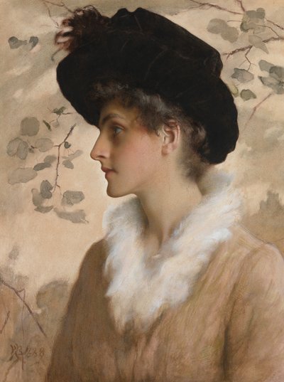 Retrato de una dama, 1888 de George Henry Boughton