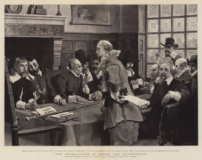 Los consejeros de Pedro el Obstinado de George Henry Boughton