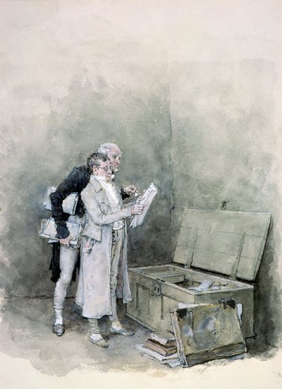 El cofre de los documentos de George Henry Boughton