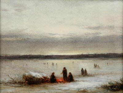 Escena Invernal de George Henry Boughton