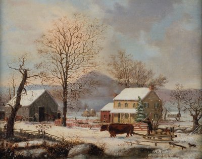 Escena de Invierno de George Henry Durrie