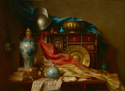 Bric-a-Brac de Damasco, Roma y Sevilla 1880 (Óleo sobre lienzo) de George Henry Hall