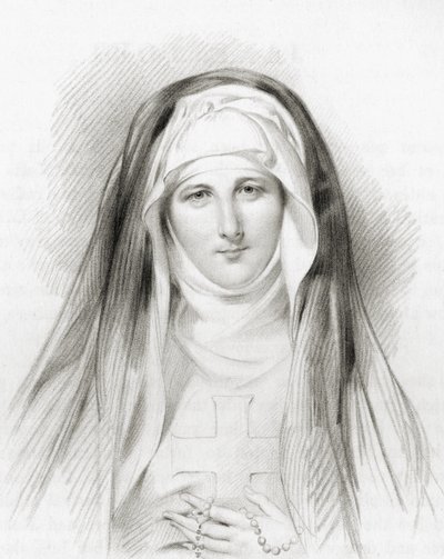 Jane Porter, grabado por J. Thomson, de 