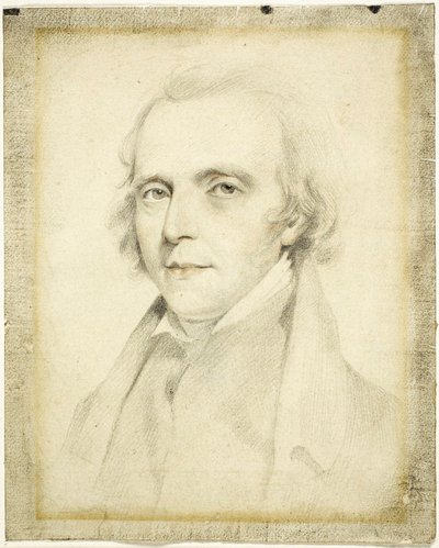 Retrato de John Flaxman, R.A. de George Henry Harlow