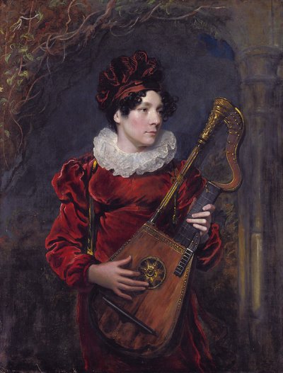 Retrato de Kitty Stephens, más tarde condesa de Essex (1794 - 1882) de George Henry Harlow