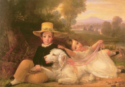 Retrato de Dos Niños de George Henry Harlow