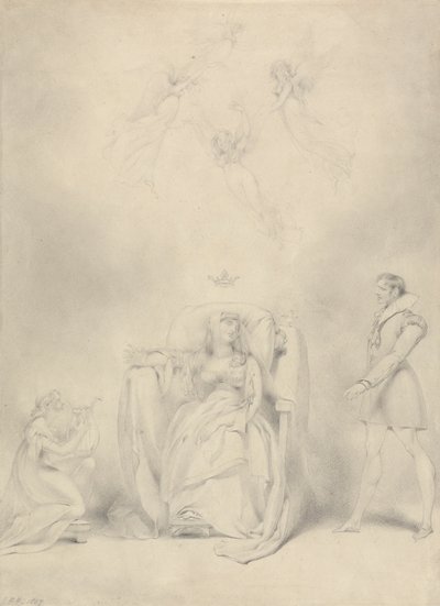 El sueño de la reina Catalina de George Henry Harlow