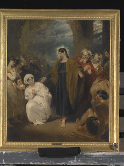 La virtud de la fe (óleo sobre lienzo) de George Henry Harlow