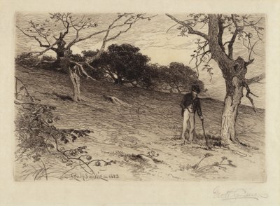 Viejo Huerto de Nueva Inglaterra de George Henry Smillie