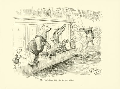 El Sr. Nourseblanc estaba seguro de su negocio (litografía) de George Henry Thompson