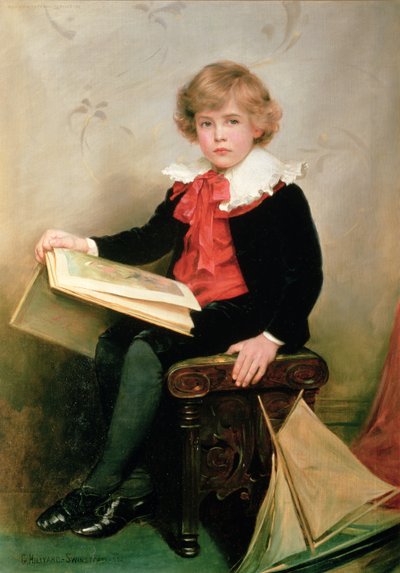 Retrato de Norman Stewart Davies de George Hillyard Swinstead